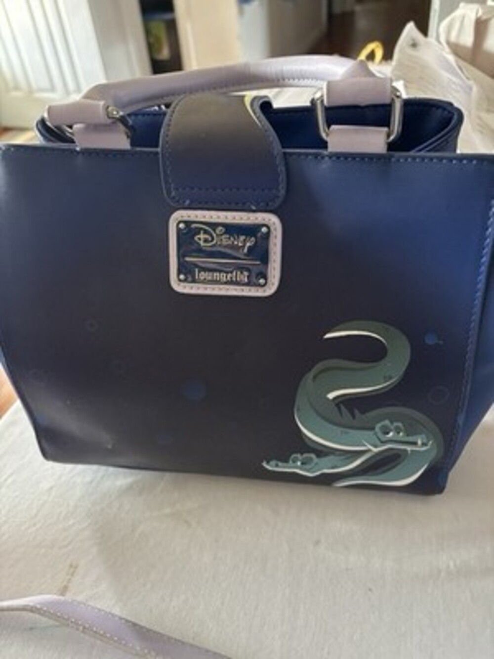 Disney Loungefly Ursula The little Mermaid Villains Crossbody Glow in the Dark - Picture 3 of 8